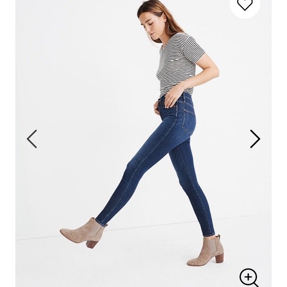 Tall 10” High-Rise Skinny Jeans: Insuluxe Denim - Picture 2 of 6